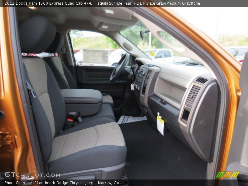 Tequila Sunrise Pearl / Dark Slate Gray/Medium Graystone 2012 Dodge Ram 1500 Express Quad Cab 4x4