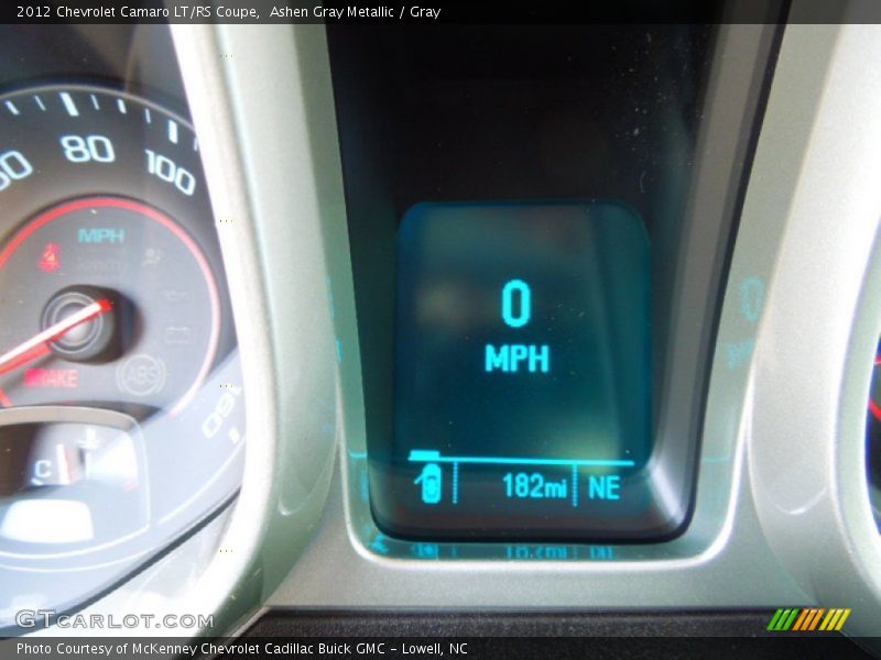 Ashen Gray Metallic / Gray 2012 Chevrolet Camaro LT/RS Coupe