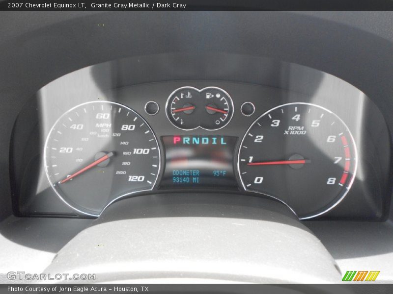 Granite Gray Metallic / Dark Gray 2007 Chevrolet Equinox LT