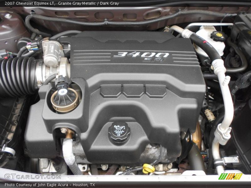 Granite Gray Metallic / Dark Gray 2007 Chevrolet Equinox LT