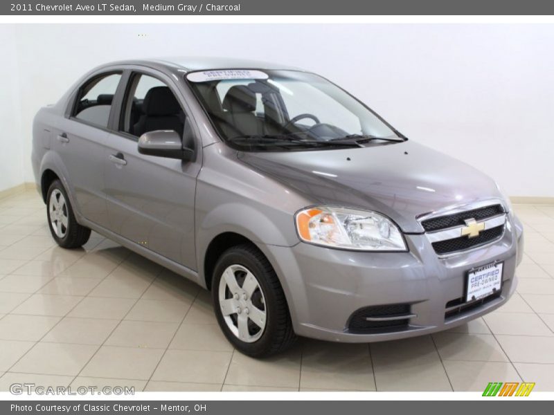Medium Gray / Charcoal 2011 Chevrolet Aveo LT Sedan