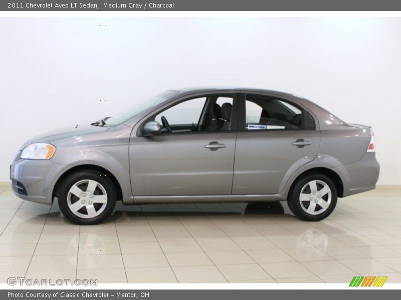 Medium Gray / Charcoal 2011 Chevrolet Aveo LT Sedan