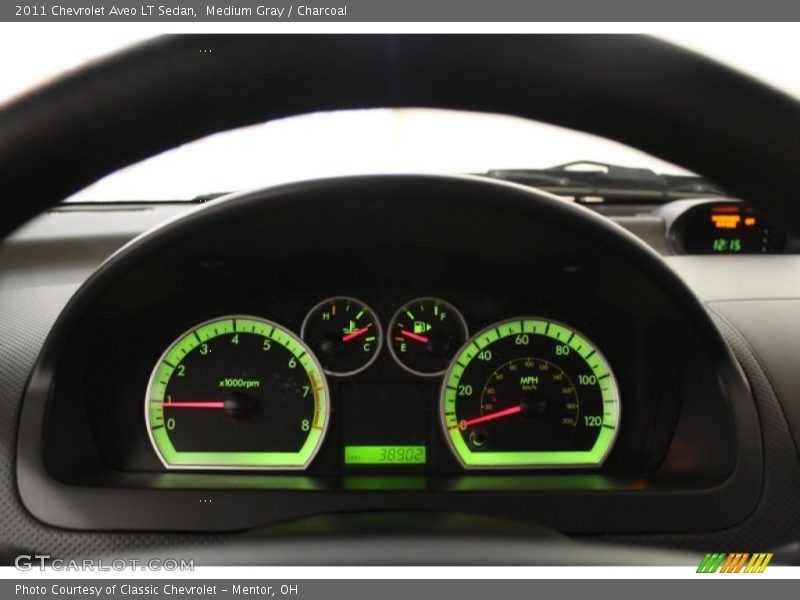 Medium Gray / Charcoal 2011 Chevrolet Aveo LT Sedan