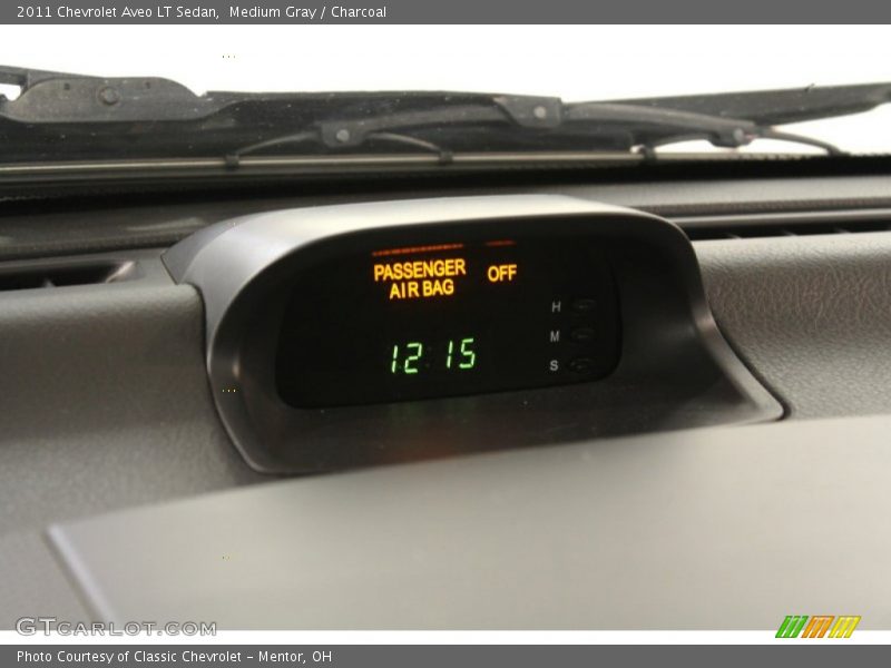 Medium Gray / Charcoal 2011 Chevrolet Aveo LT Sedan