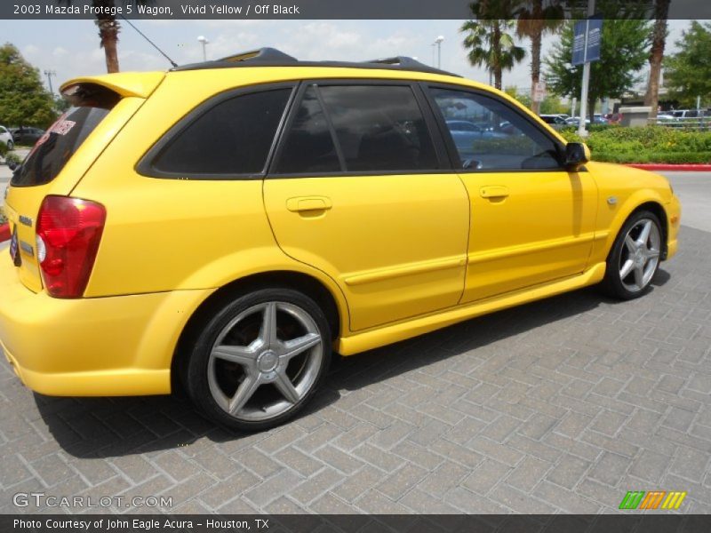 Vivid Yellow / Off Black 2003 Mazda Protege 5 Wagon