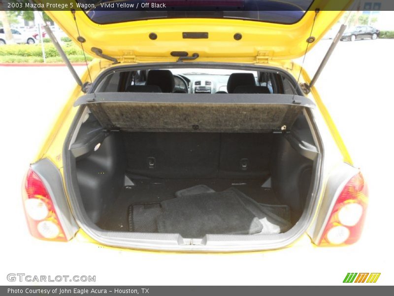 Vivid Yellow / Off Black 2003 Mazda Protege 5 Wagon