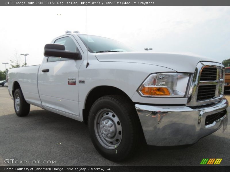 Bright White / Dark Slate/Medium Graystone 2012 Dodge Ram 2500 HD ST Regular Cab