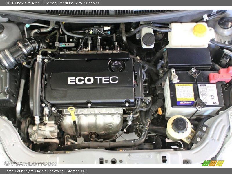 Medium Gray / Charcoal 2011 Chevrolet Aveo LT Sedan