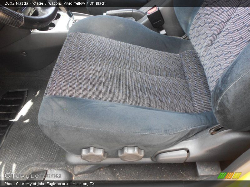 Vivid Yellow / Off Black 2003 Mazda Protege 5 Wagon