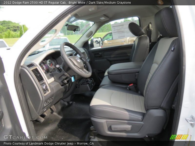 Bright White / Dark Slate/Medium Graystone 2012 Dodge Ram 2500 HD ST Regular Cab