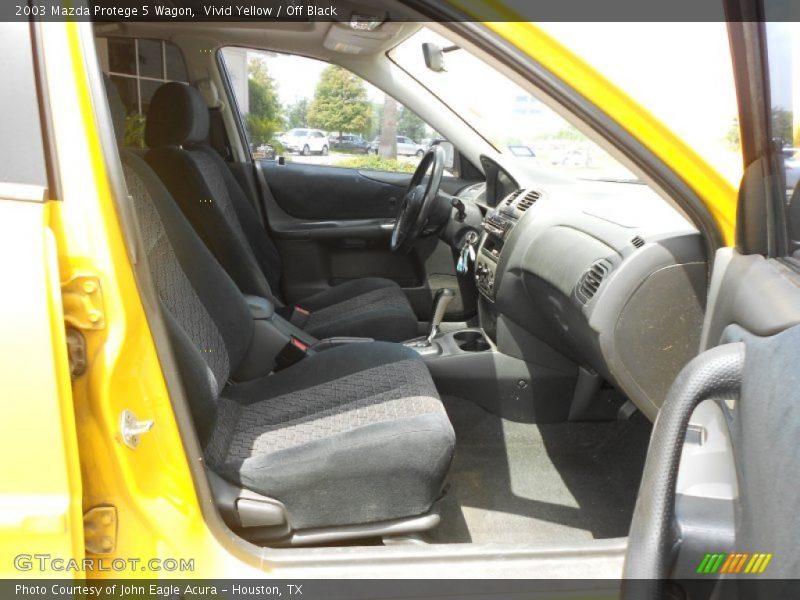 Vivid Yellow / Off Black 2003 Mazda Protege 5 Wagon