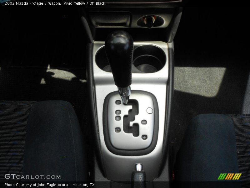 Vivid Yellow / Off Black 2003 Mazda Protege 5 Wagon
