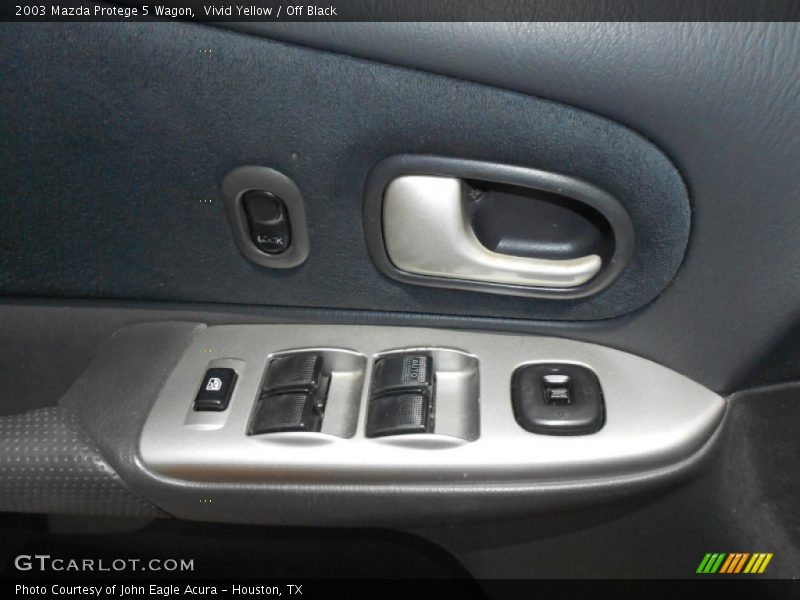 Vivid Yellow / Off Black 2003 Mazda Protege 5 Wagon