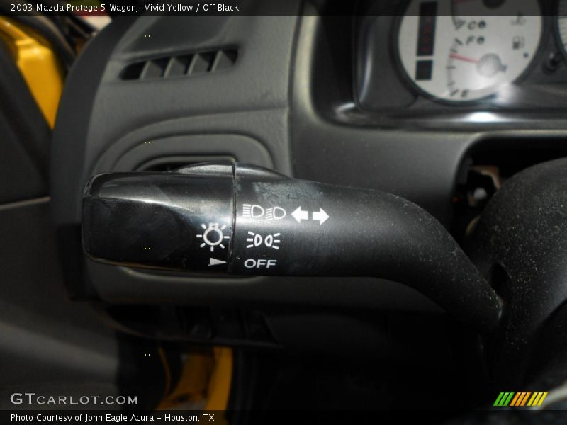 Vivid Yellow / Off Black 2003 Mazda Protege 5 Wagon