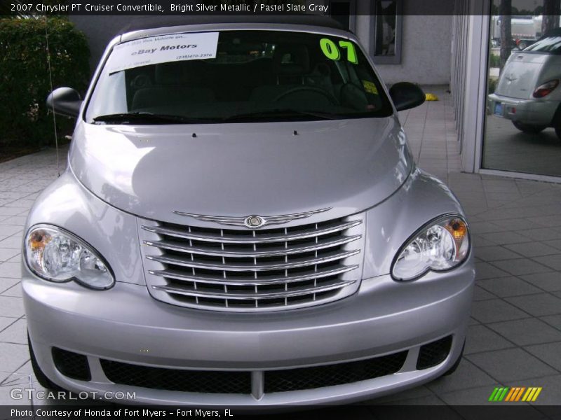 Bright Silver Metallic / Pastel Slate Gray 2007 Chrysler PT Cruiser Convertible