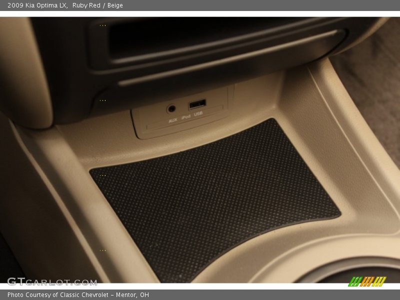 Ruby Red / Beige 2009 Kia Optima LX