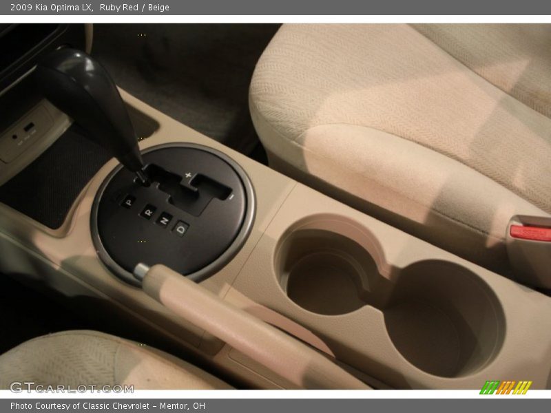 Ruby Red / Beige 2009 Kia Optima LX