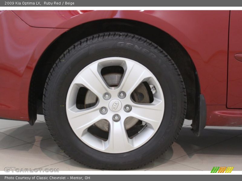 Ruby Red / Beige 2009 Kia Optima LX