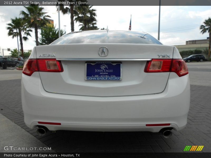 Bellanova White Pearl / Ebony 2012 Acura TSX Sedan