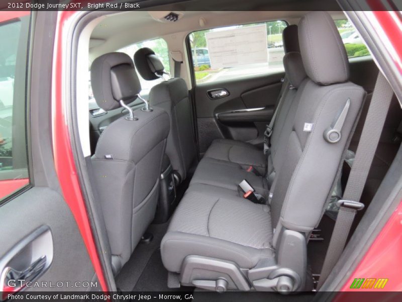 Bright Red / Black 2012 Dodge Journey SXT