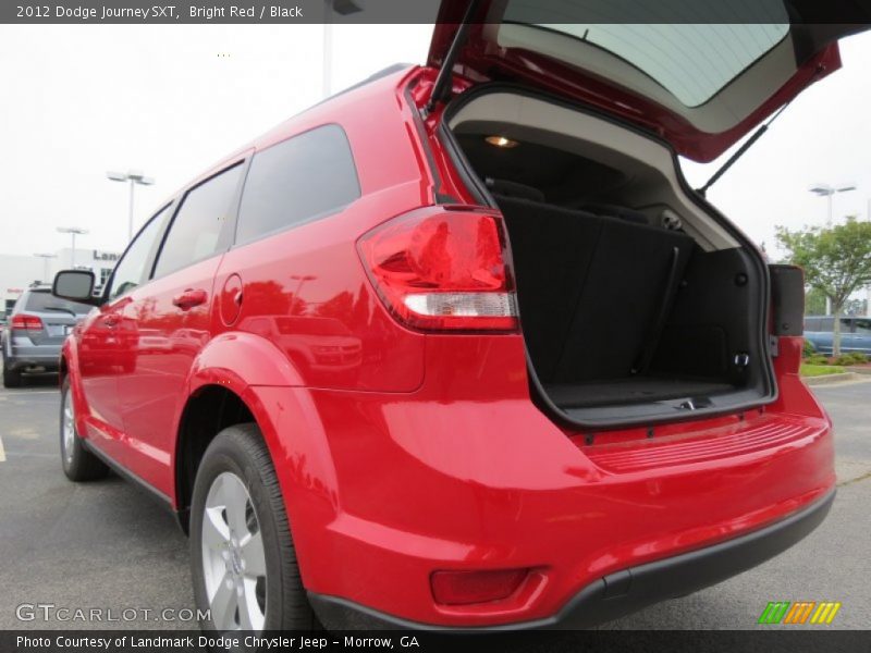 Bright Red / Black 2012 Dodge Journey SXT