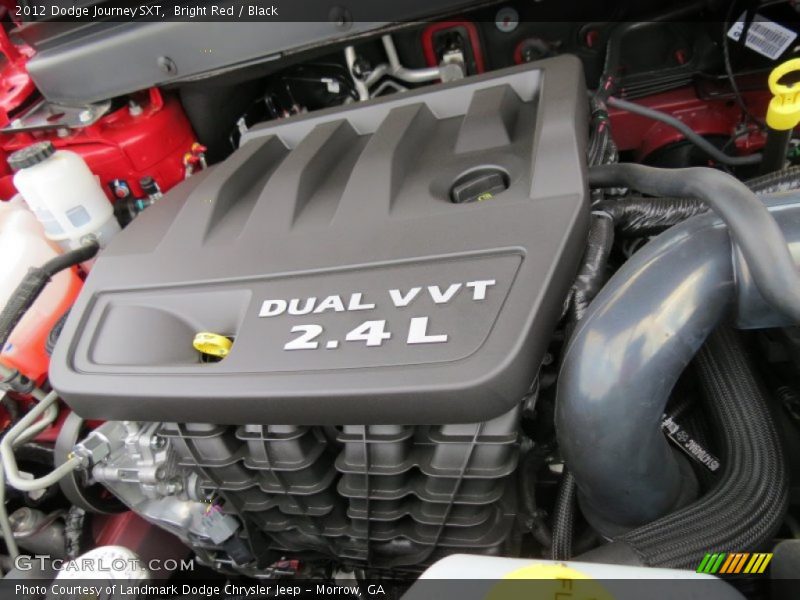 Bright Red / Black 2012 Dodge Journey SXT