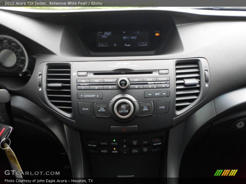 Bellanova White Pearl / Ebony 2012 Acura TSX Sedan
