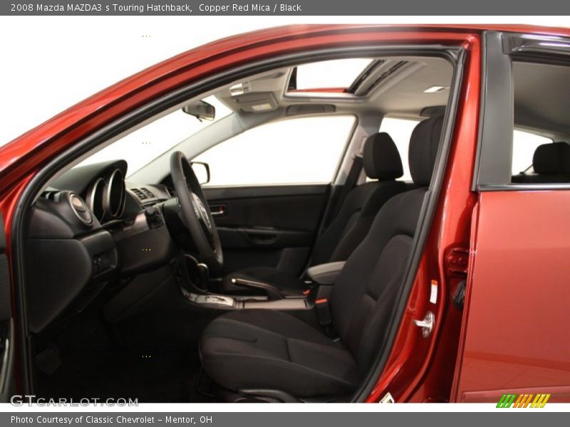 Copper Red Mica / Black 2008 Mazda MAZDA3 s Touring Hatchback