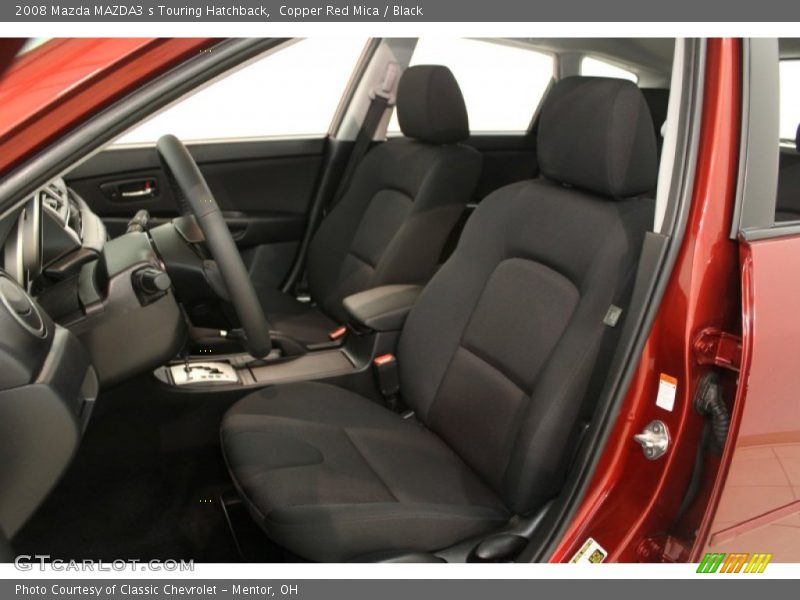  2008 MAZDA3 s Touring Hatchback Black Interior