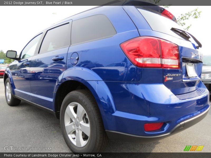 Blue Pearl / Black 2012 Dodge Journey SXT