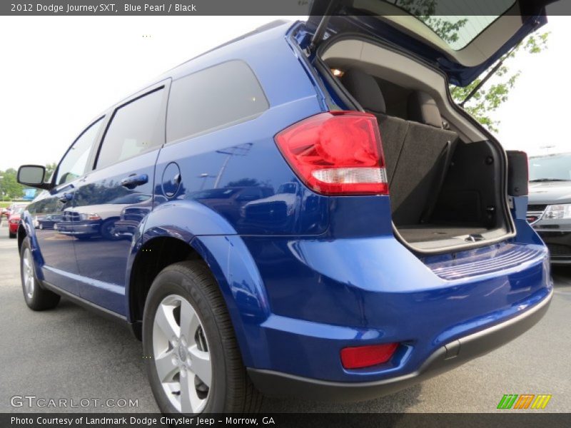 Blue Pearl / Black 2012 Dodge Journey SXT