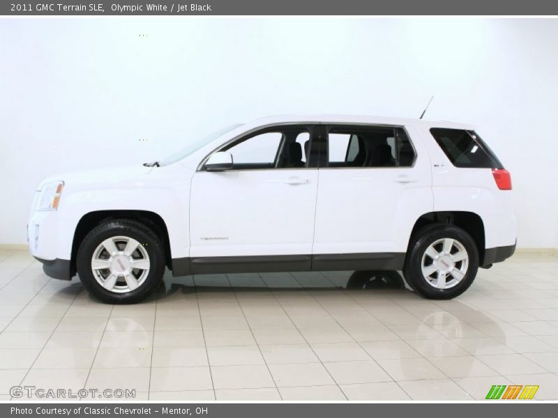 Olympic White / Jet Black 2011 GMC Terrain SLE