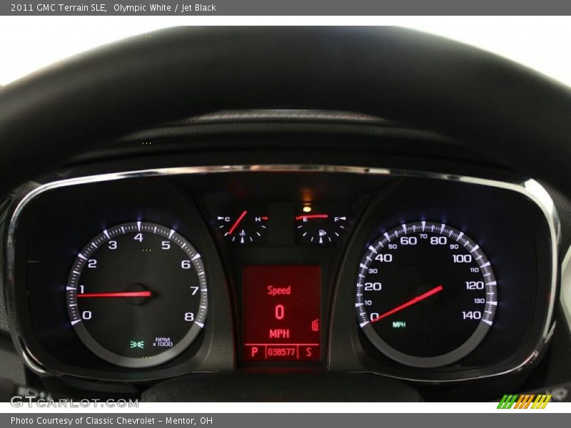 Olympic White / Jet Black 2011 GMC Terrain SLE