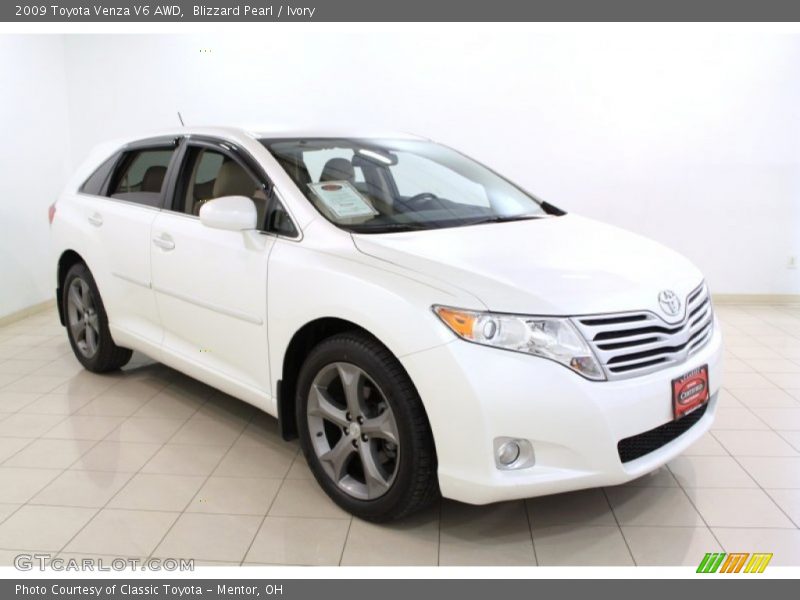 Blizzard Pearl / Ivory 2009 Toyota Venza V6 AWD