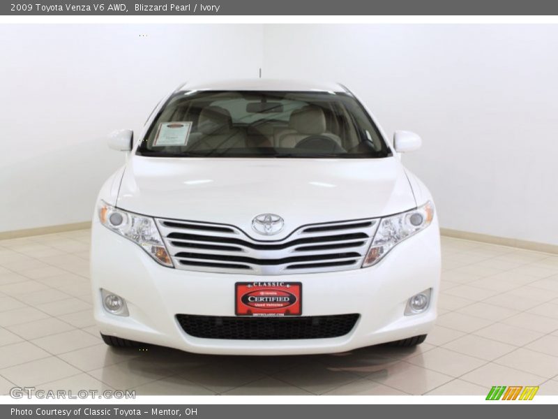 Blizzard Pearl / Ivory 2009 Toyota Venza V6 AWD
