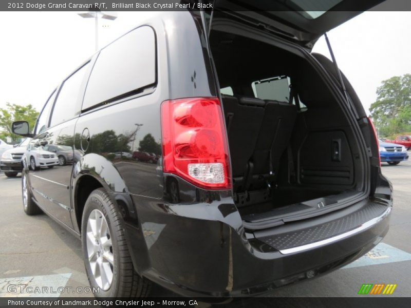 Brilliant Black Crystal Pearl / Black 2012 Dodge Grand Caravan R/T