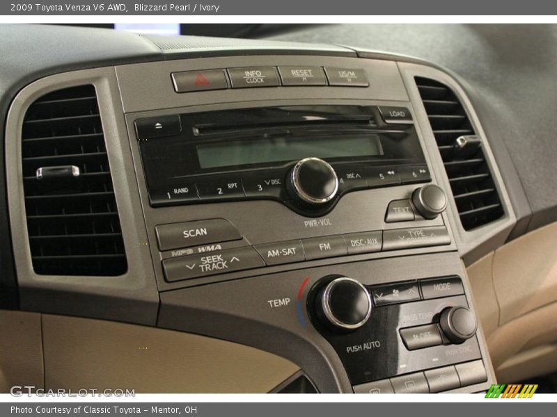 Blizzard Pearl / Ivory 2009 Toyota Venza V6 AWD