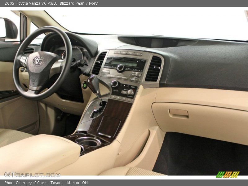 Blizzard Pearl / Ivory 2009 Toyota Venza V6 AWD