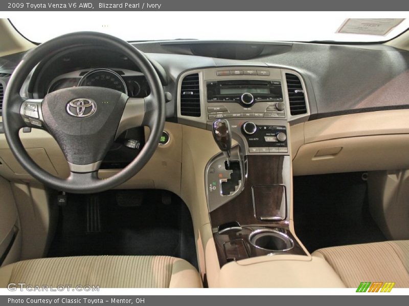 Blizzard Pearl / Ivory 2009 Toyota Venza V6 AWD