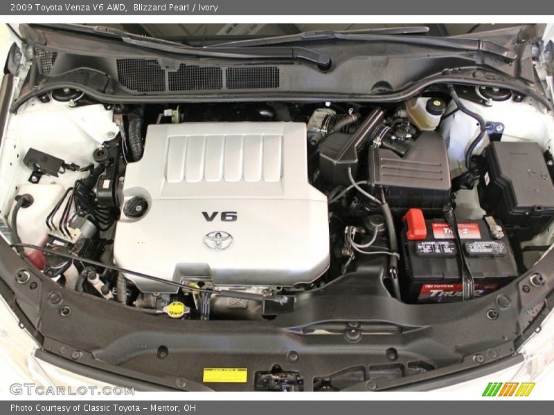 Blizzard Pearl / Ivory 2009 Toyota Venza V6 AWD