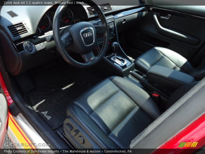 Black Interior - 2008 A4 3.2 quattro Avant 