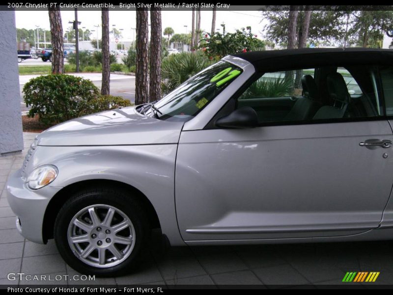 Bright Silver Metallic / Pastel Slate Gray 2007 Chrysler PT Cruiser Convertible
