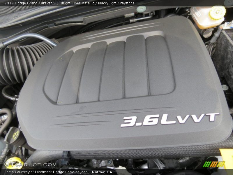 Bright Silver Metallic / Black/Light Graystone 2012 Dodge Grand Caravan SE