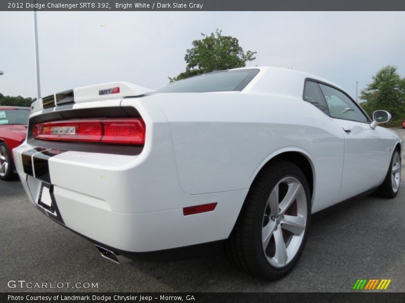 Bright White / Dark Slate Gray 2012 Dodge Challenger SRT8 392