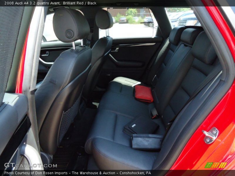 Brilliant Red / Black 2008 Audi A4 3.2 quattro Avant