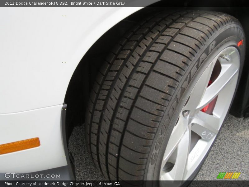 Bright White / Dark Slate Gray 2012 Dodge Challenger SRT8 392