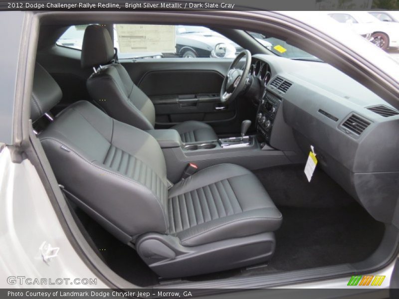 Bright Silver Metallic / Dark Slate Gray 2012 Dodge Challenger Rallye Redline