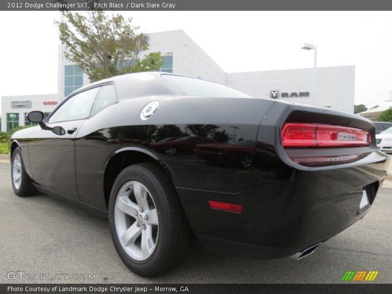 Pitch Black / Dark Slate Gray 2012 Dodge Challenger SXT