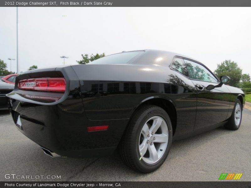 Pitch Black / Dark Slate Gray 2012 Dodge Challenger SXT