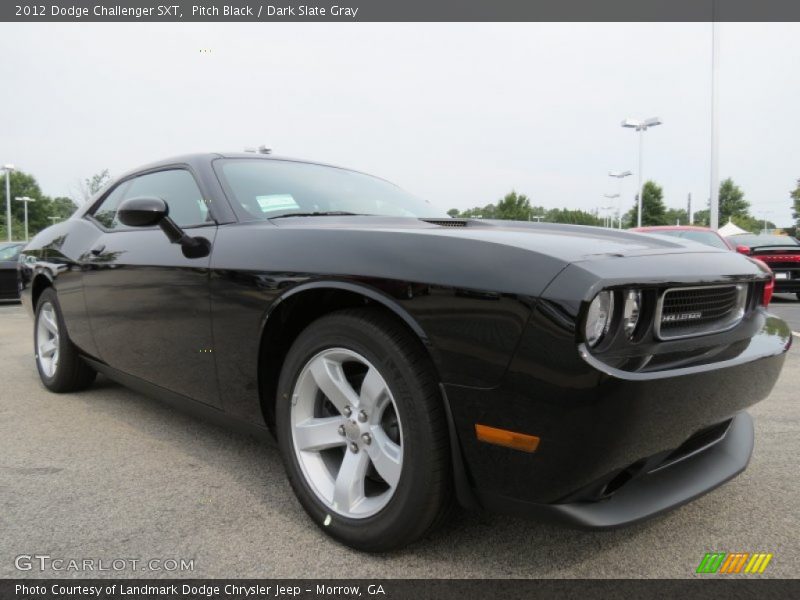 Pitch Black / Dark Slate Gray 2012 Dodge Challenger SXT